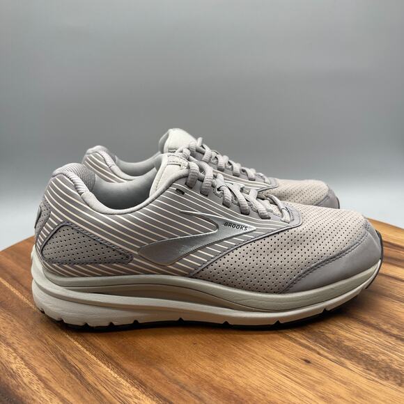 Brooks Addiction Walker Shoes Womens 7 Wide D Gray Running Comfort Walking Gym - Picture 1 of 8